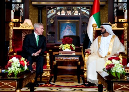Flickr - Official U.S. Navy Imagery - The Secretary of the Navy meets with the Ruler of Dubai. (1)