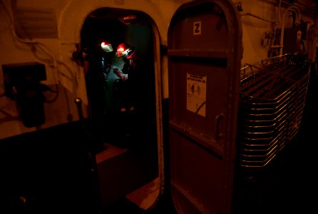 Flickr - Official U.S. Navy Imagery - USS Carl Vinson conducts a general quarters drill. (3)