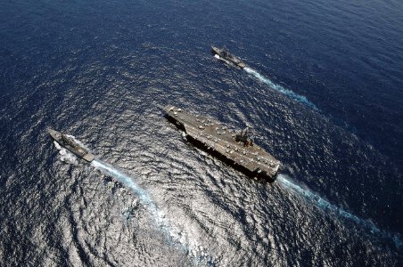 Flickr - Official U.S. Navy Imagery - U.S. Navy ships are in the Atlantic Ocean.