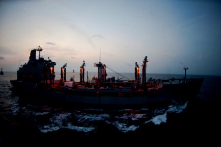 Flickr - Official U.S. Navy Imagery - USNS Pecos provides fuel at sea.