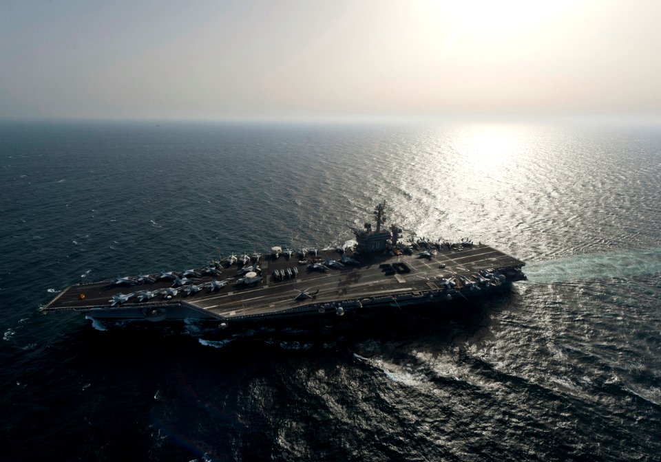 Flickr - Official U.S. Navy Imagery - USS Carl Vinson Sailors commemorate 30 years since the ship's commissioning.