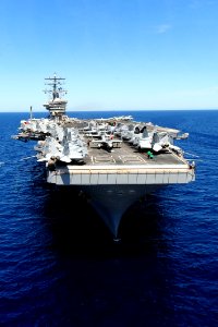 Flickr - Official U.S. Navy Imagery - USS Dwight D. Eisenhower is underway in the Mediterranean Sea.