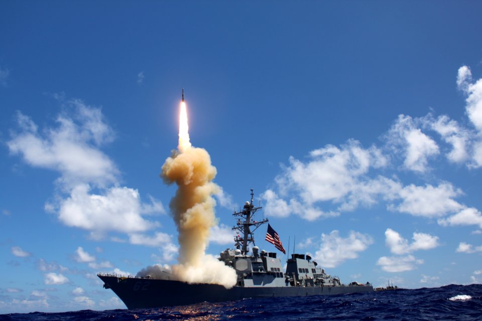 Flickr - Official U.S. Navy Imagery - USS Fitzgerald fires a missile.