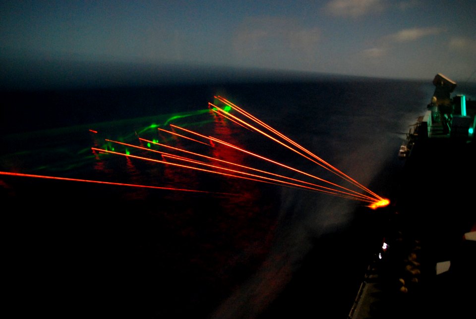 Flickr - Official U.S. Navy Imagery - USS Green Bay conducts a live-fire exercise.