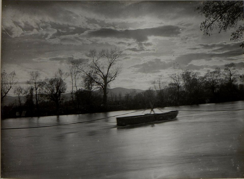 Fliegende Brücke bei Cukojevac an der Morava. November 1915. (BildID 15454349)