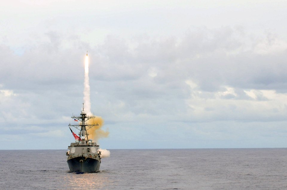 Flickr - Official U.S. Navy Imagery - USS McCampbell fires missile.