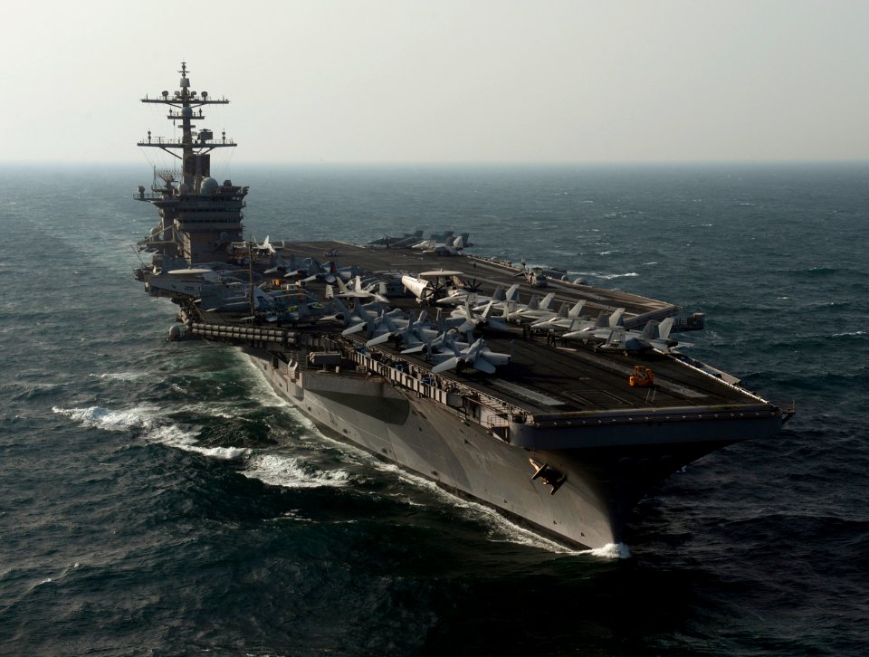 Flickr - Official U.S. Navy Imagery - USS Nimitz is underway in the Arabian Gulf.