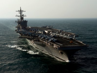 Flickr - Official U.S. Navy Imagery - USS Nimitz is underway in the Arabian Gulf.