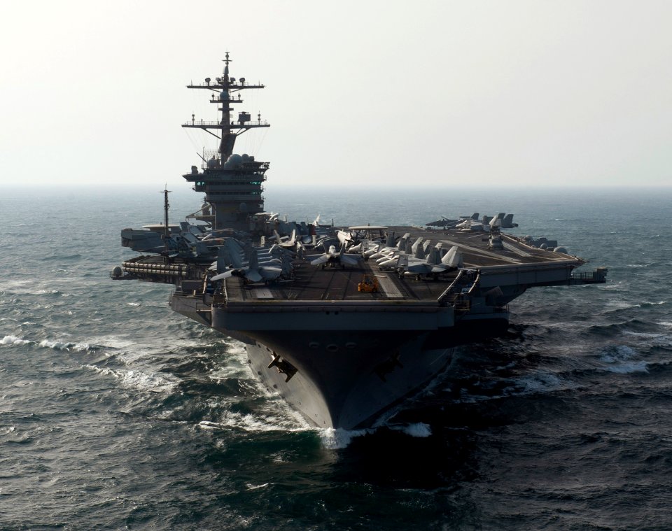 Flickr - Official U.S. Navy Imagery - USS Nimitz is underway in the Arabian Gulf. (1)