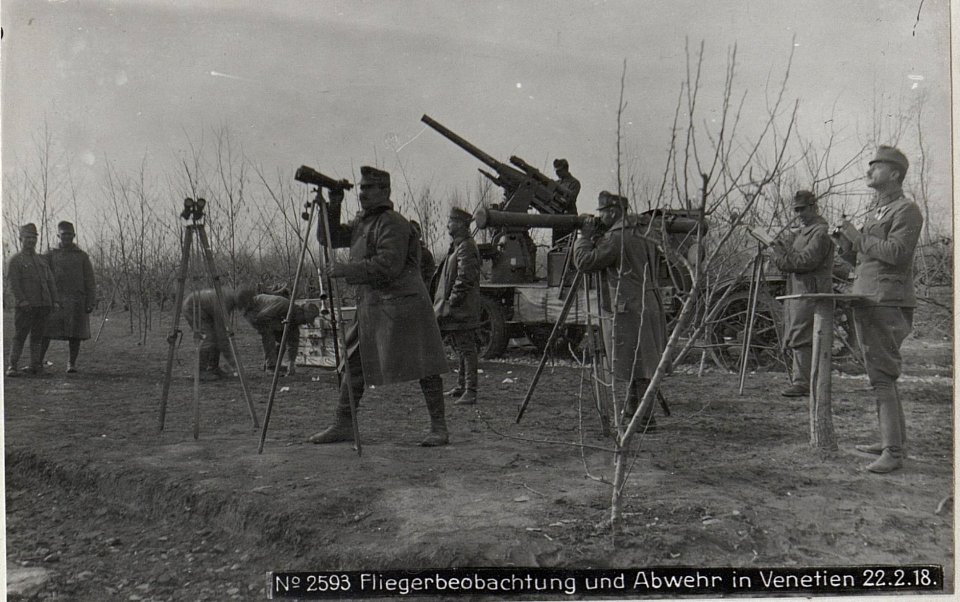 Fliegerbeobachtung und Abwehr in Venetien 22.2.18. (BildID 15615386)