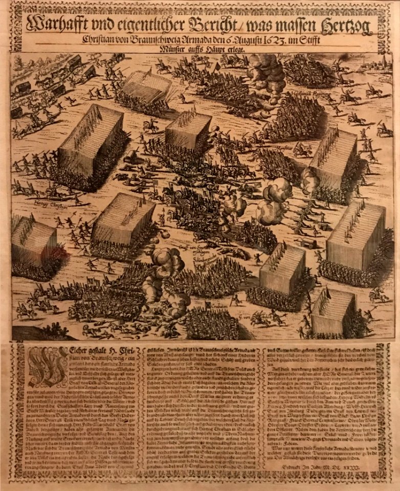Flier about the Battle of Stadtlohn - 1623 - City Museum of Münster GR-2296-2