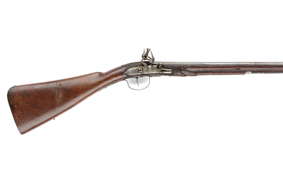 Flintlåsbössa av valnöt, 1650-1685 cirka - Skoklosters slott - 90827