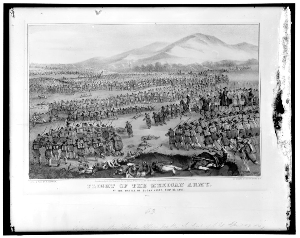 Flight of the Mexican Army at the Battle of Buena Vista, Feb. 23, 1847 LCCN2016870849