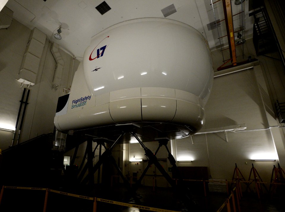 FlightSafety International C-17 Globemaster III full flight simulator at Joint Base Pearl Harbor-Hickam