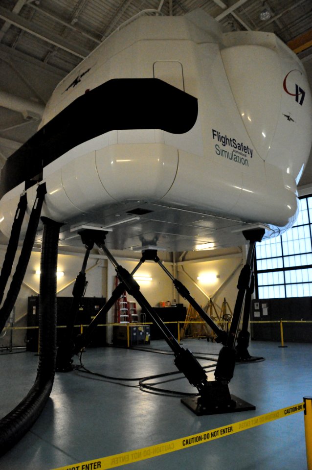 FlightSafety International C-17 Globemaster III full flight simulator at Travis Air Force Base