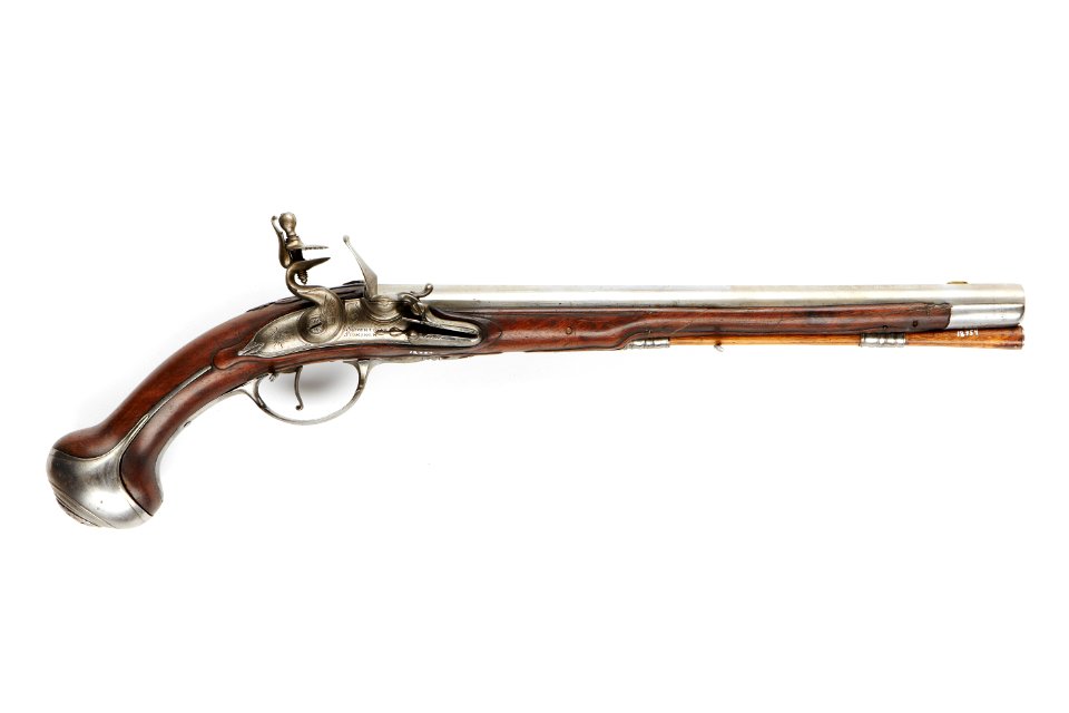 Flintlåspistol, 1720-1748 - Skoklosters slott - 90701