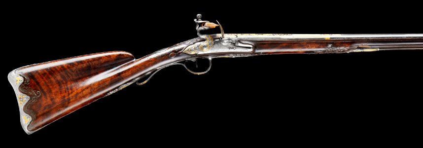 Flintlåsbössa Brifaud Paris - Firearms III - Livrustkammaren - 87474