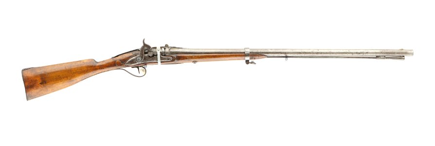 Flintlåsbössa ändrad till slaglås, 1800-talets början - Livrustkammaren - 96860