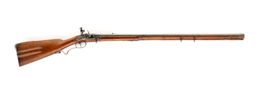 Flintlåsbössa, signerad J.H. Norrtälje ca 1740, J. Hjertquist eller Joakim Hofvensköld d.y - Livrustkammaren - 96484