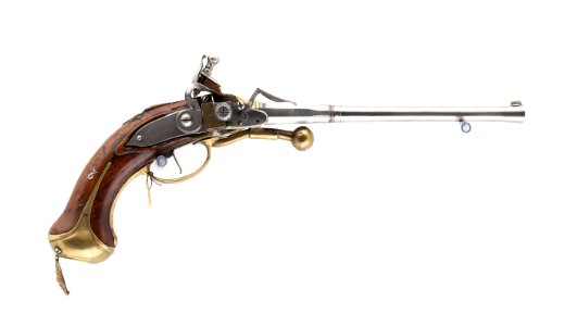 Flintlåsmagasinpistol 1720 cirka - Livrustkammaren - 98407