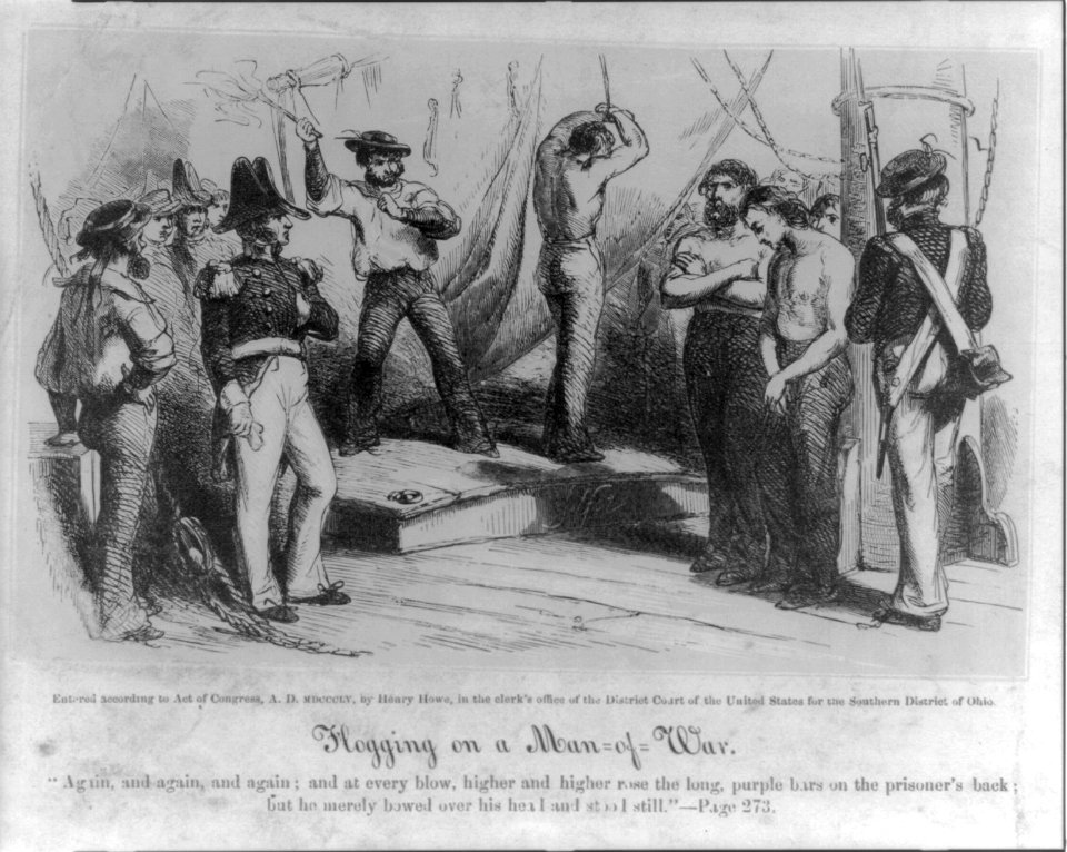 Flogging on a Man-of-War LCCN2007678704