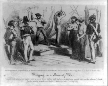 Flogging on a Man-of-War LCCN2007678704