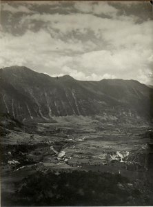 Flitscherbecken vom KAL- Rücken aus gesehen. Aufgenommen am 23. Juli 1916. (BildID 15478381)