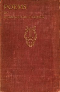 Florence Earle Coates Poems 1905 Reprint Cover