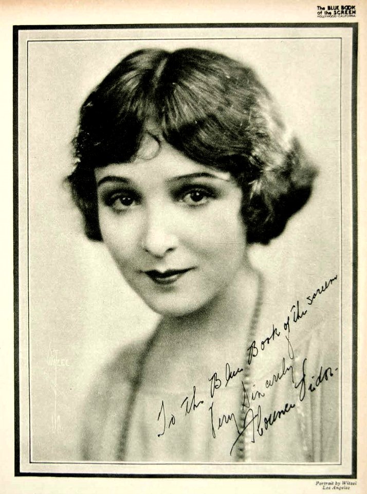 Florence Vidor by Albert Witzel - The Blue Book of the Screen