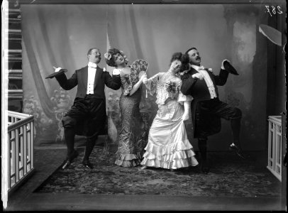 Florodora, Vasateatern 1903. Rollporträtt - SMV - V013