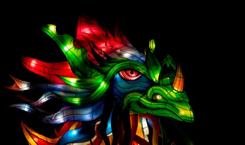 Culture tradition chinese dragon photo
