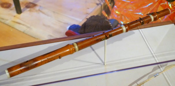 Flute owned by Henry David Thoreau and his brother John, played at Walden Pond - Concord Museum - Concord, MA - DSC05635