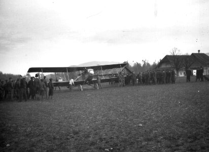 Flugzeug Grandjean vor dem Aufstieg - CH-BAR - 3236769