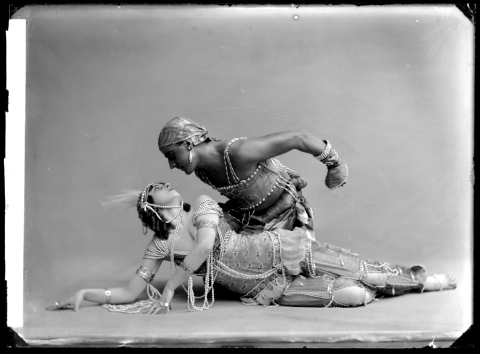 Fokine and Fokina in Scheherazade at Kungliga Operan 1914 - SMV - NF033