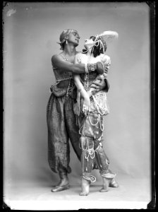 Fokine and Fokina in Scheherazade at Kungliga Operan 1914 - SMV - NF074