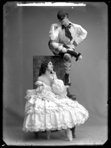 Fokine and Fokina in Karneval at Kungliga Operan 1914 - SMV - NF024 photo
