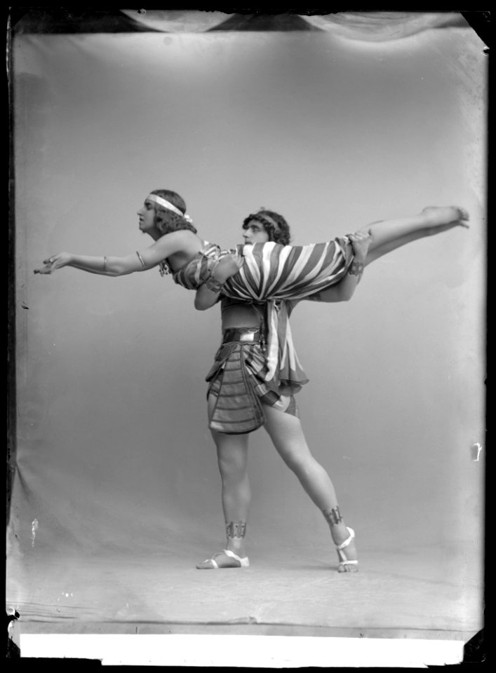Fokine and Fokina in Kleopatra at Kungliga Operan 1913 - SMV - NF021