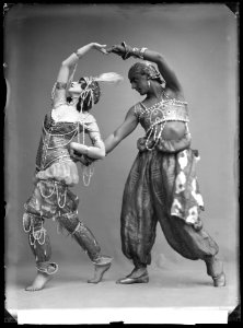 Fokine and Fokina in Scheherazade at Kungliga Operan 1914 - SMV - NF032 photo