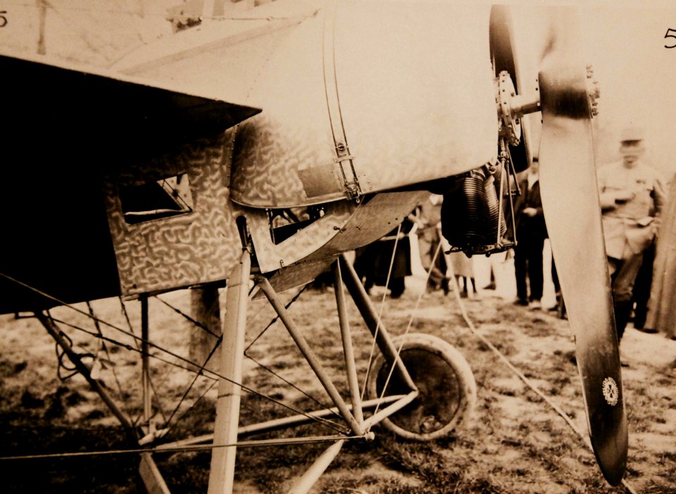 Fokker E.111 (M.14V) monoplane downed behind Allied lines in France, WWI (29932621802)