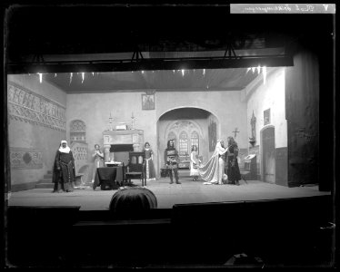 Folkungasagan, Svenska teatern 1901. Föreställningsbild - SMV - SvT090