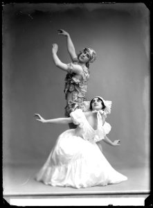 Fokine and Fokina in Rosendrömmen at Kungliga Operan 1914 - SMV - NF027 photo