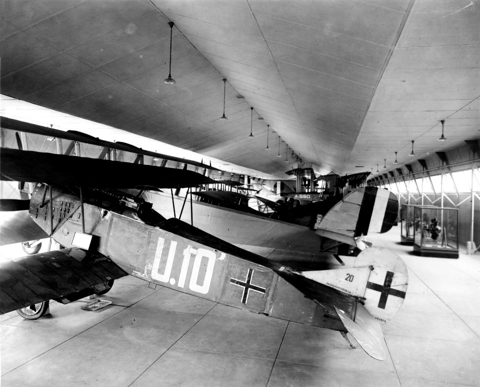 Fokker D VII on display 1920s