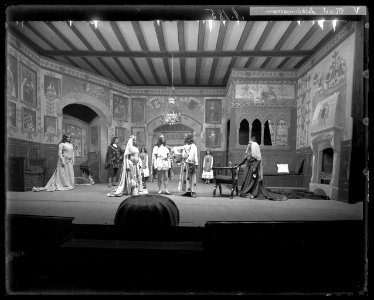 Folkungasagan, Svenska teatern 1901. Föreställningsbild - SMV - SvT091