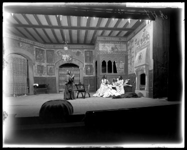 Folkungasagan, Svenska teatern 1901. Föreställningsbild - SMV - SvT093