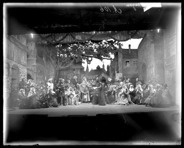 Folkungasagan, Svenska teatern 1901. Föreställningsbild - SMV - SvT092