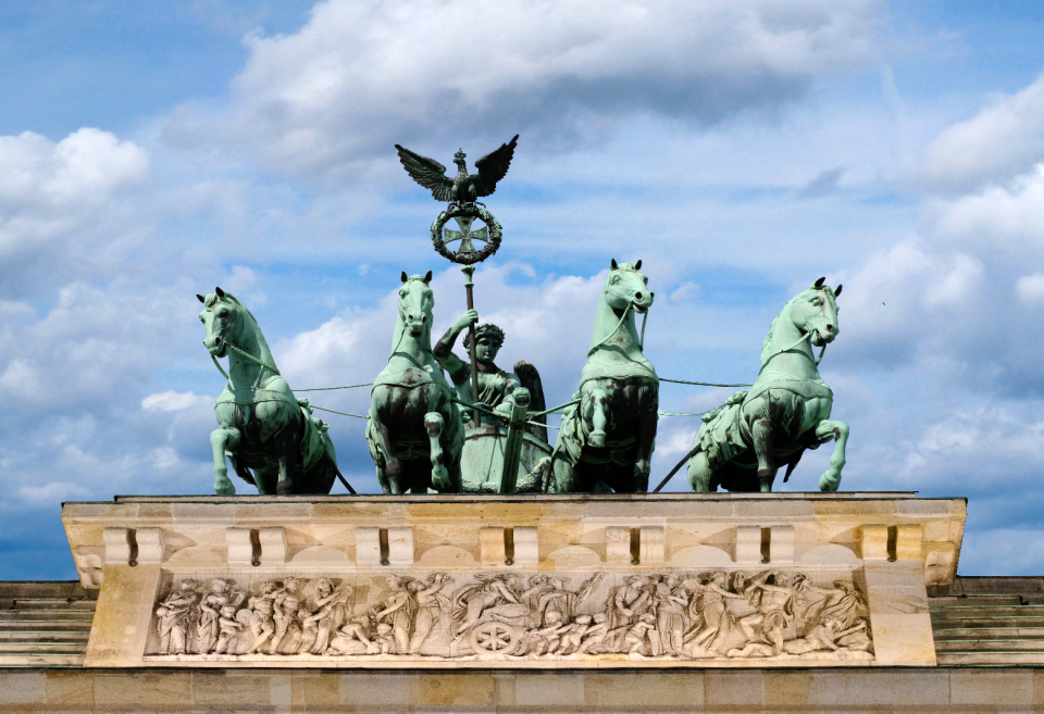 Berlin brandenburg gate quadriga photo