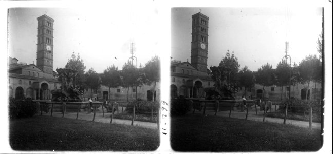 Font i església romànica