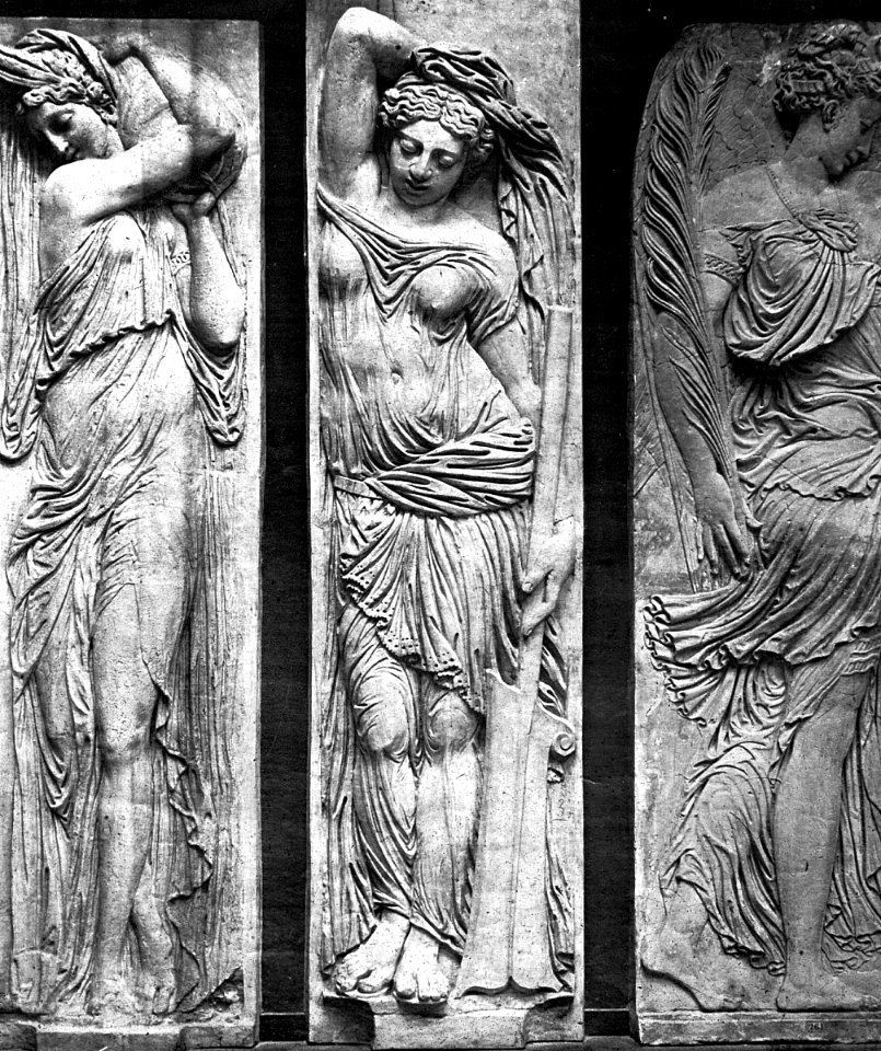 Fontaine des Innocents reliefs. Louvre, Paris
