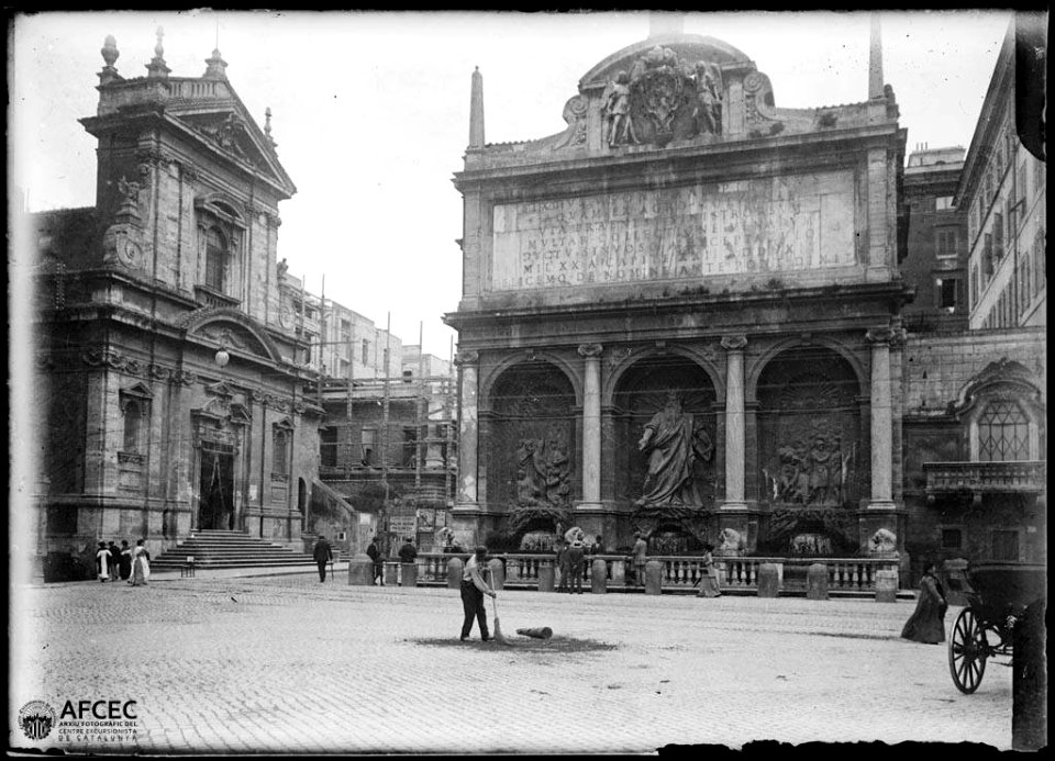 Fontana dell'Acqua Felice i Santa Maria della Vittoria, a Roma