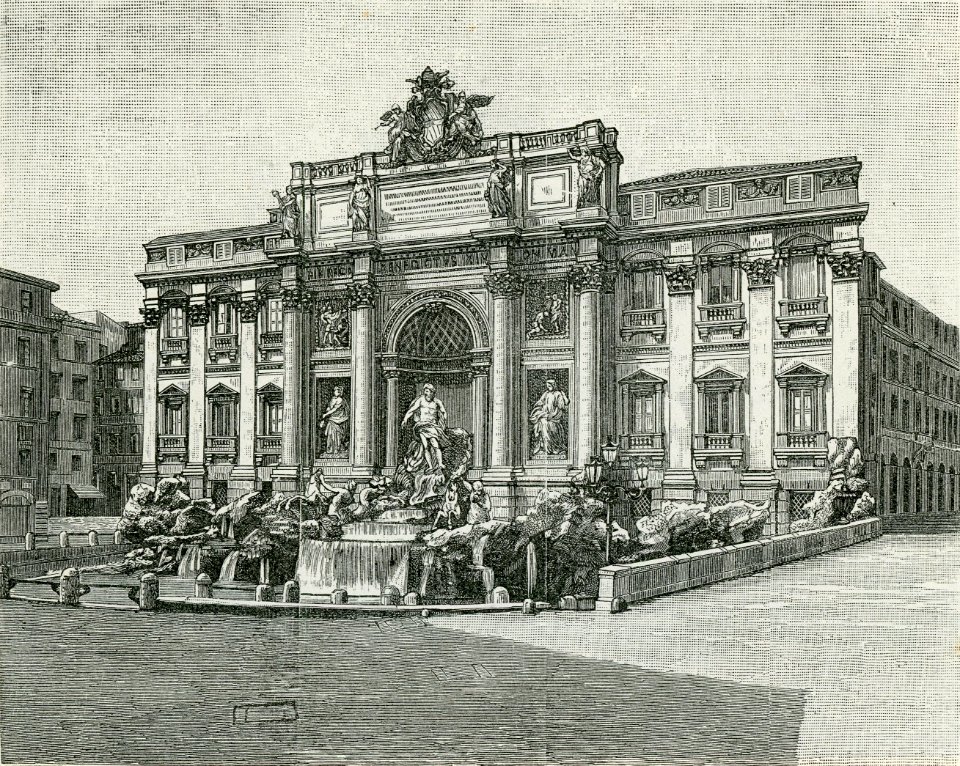 Fontana di Trevi o dell’Acqua Vergine